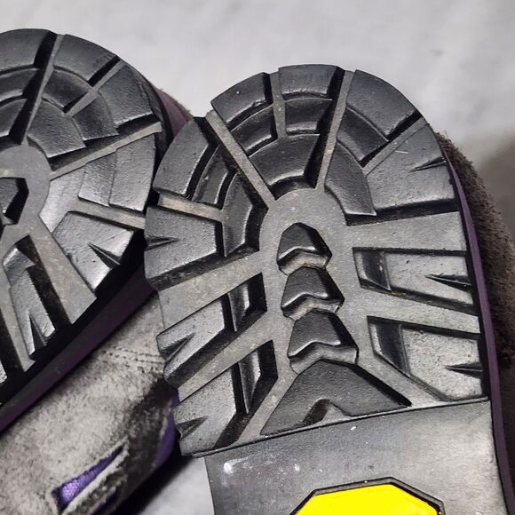 SCARPA Vibram Womens 7.5 US 39 EU Hiking Trail Athletic Shoes Gray Purple Suede - Picture 11 of 15